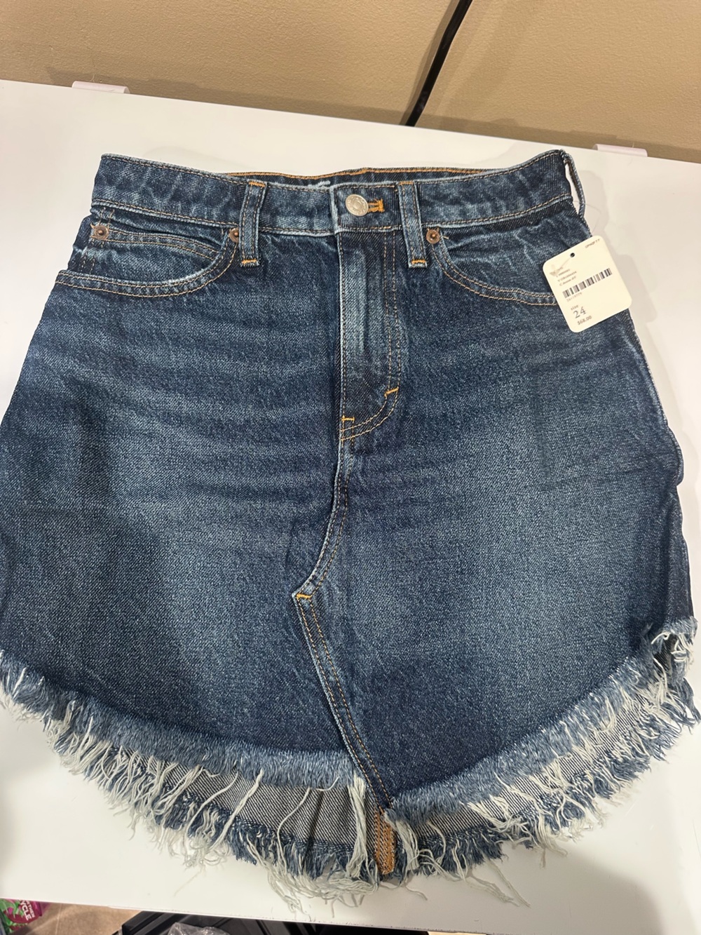 Women’s Dark Blue Denim Jeans skirt